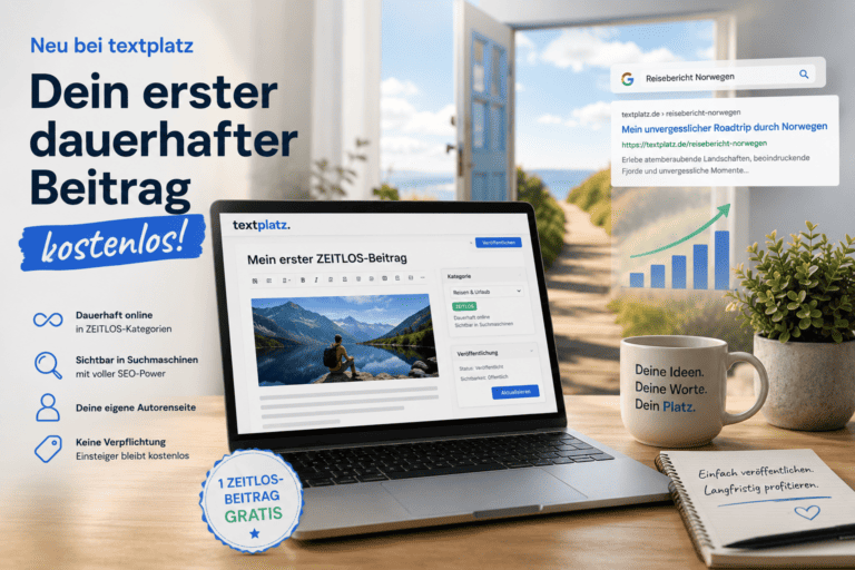 Kostenlos Blog Artikel veröffentlichen