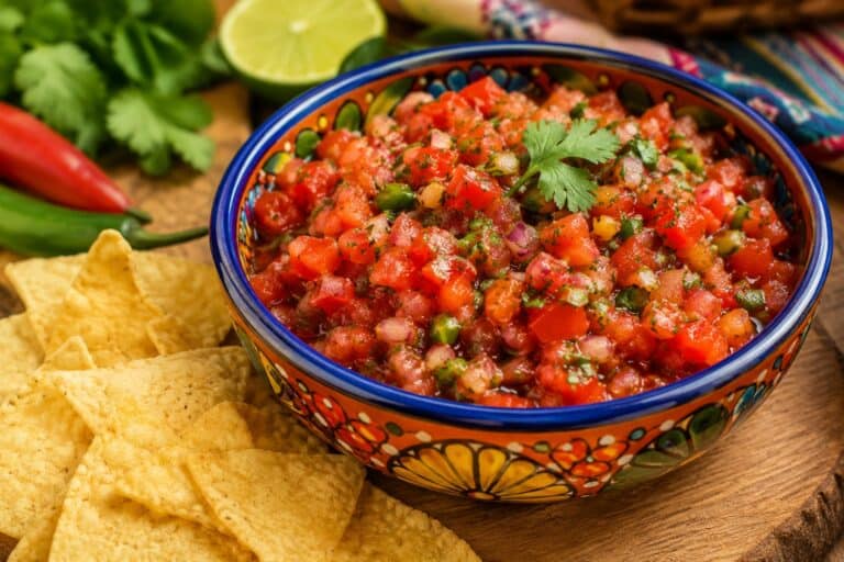 mexican salsa rezept fuer fajitas und tortilla chips