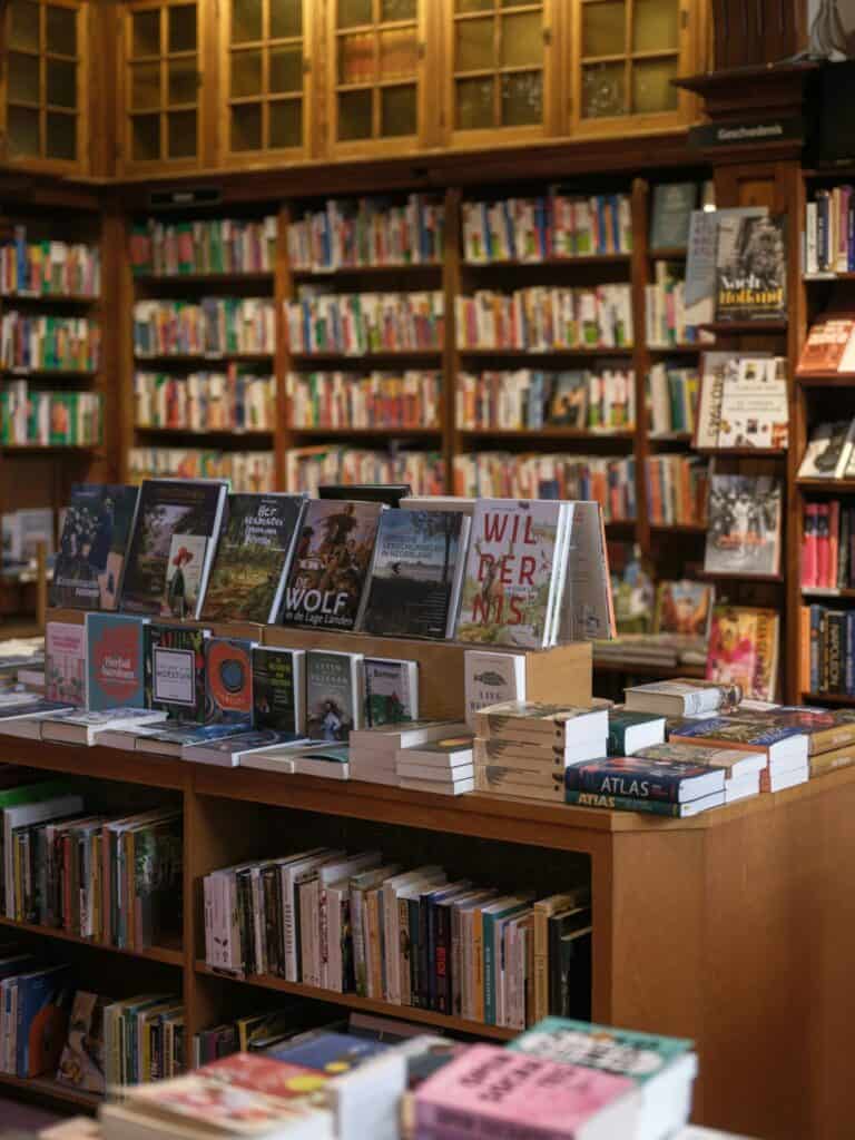bücher im buchladen